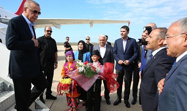 Cumhurbaşkanı Recep Tayyip Erdoğan Ordu'da