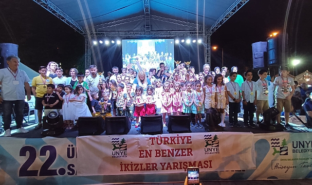 Türkiye’nin en benzer ikizleri Ünye’de belli oldu