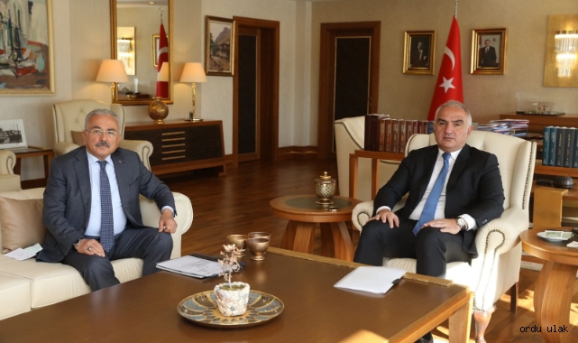 Başkan Güler, Kültür ve Turizm Bakanı Mehmet Nuri Ersoy’u ziyaret etti