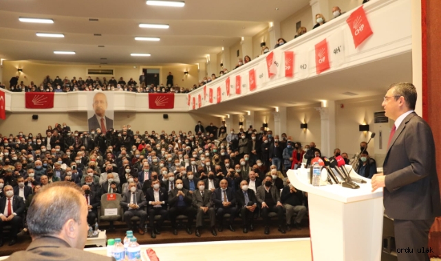 CHP Grup Başkanvekili Özgür Özel Ordu'ya geldi
