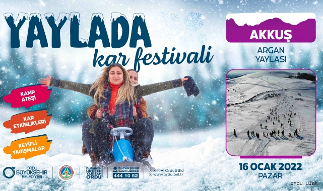 Akkuş'ta "Kar Festivali" düzenleniyor