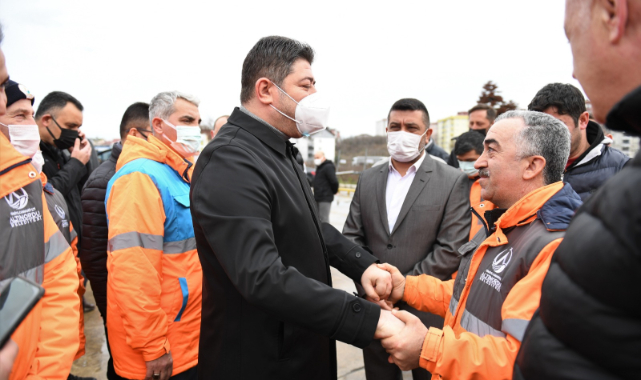 Başkan Tören mesai arkadaşlarıyla biraraya geldi