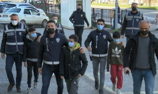 Lüx araç hırsızı iki çocuk tutuklandı