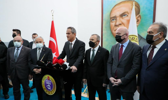 Milli Eğitim Bakanı Özer, “Ordu Eğitimde Başarılı Bir Grafik Sergiliyor”