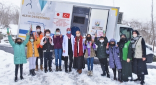 Altınordu'da mobil sağlık tarama minikler için yollarda