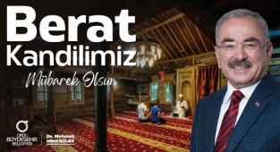 Başkan Güler: "Berat Kandiliniz mübarek olsun"