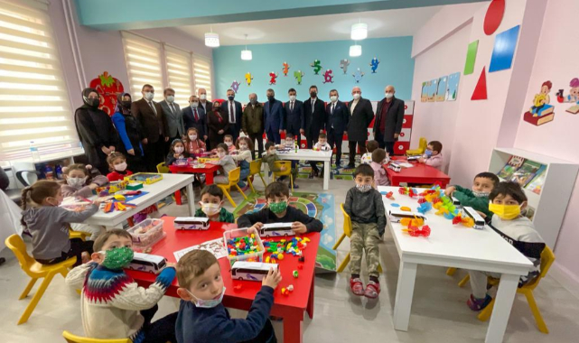 Hayırsever Şahin Ailesi Tarafından Yaptırılan Ana Sınıflarının Açılışı Yapıldı