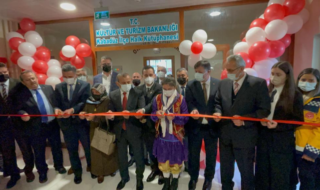 Kabadüz'e İlçe Halk Kütüphanesi Kazandırıldı