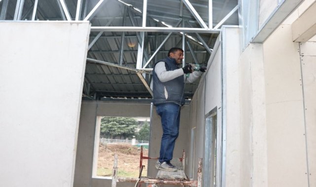 Kocaeli İzmit'te Otizm Spor ve Yaşam Evi  projesinde çalışmalar hızla devam ediyor