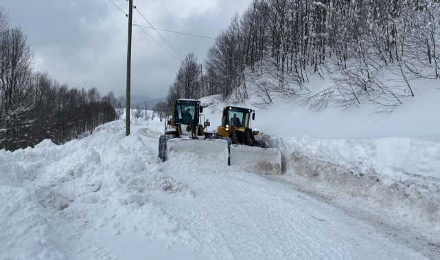 Ordu’da kar kalınlığı 2 metreye yaklaştı