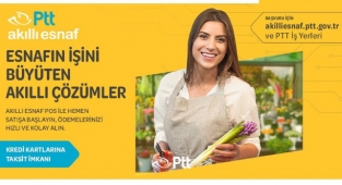 "PTT Akıllı Esnaf" ile avantajlı pos hizmeti
