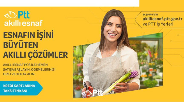 "PTT Akıllı Esnaf" ile avantajlı pos hizmeti