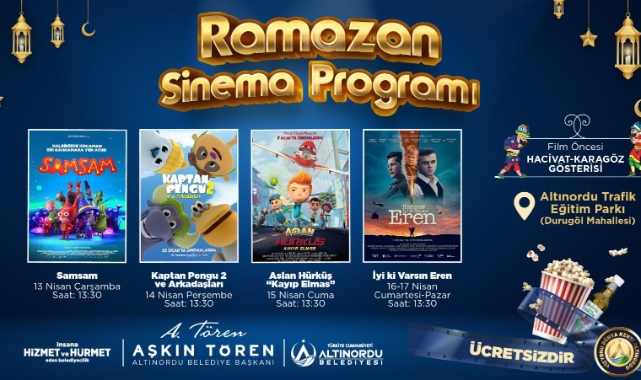 Altınordu'da "Efsane Sinema Günleri" yeniden başlıyor