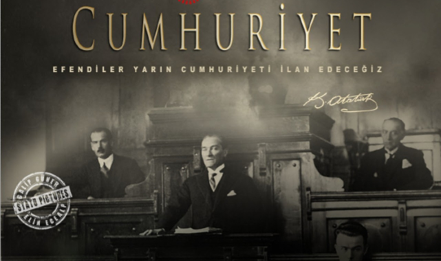Atatürk'ün “Efendiler yarın Cumhuriyet’i ilan edeceğiz" sözü film oluyor