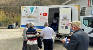Mobil Sağlık Tarama Aracı Altınordu'nun hizmetinde