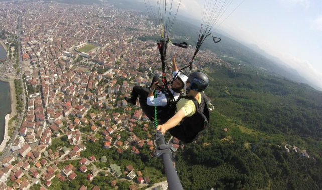 Ordu'nun Boztepe'si adrenalin tutkunlarının yeni adresi: