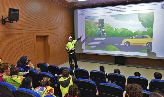 Altınordu trafik eğitim parkı minik misafirlerini ağırladı