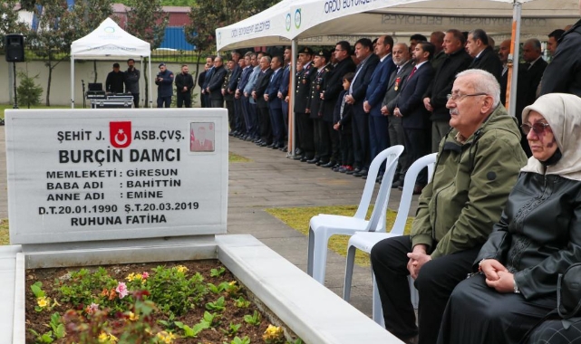 Arefe gününde Ordulu Şehitler dualarla yad edildi