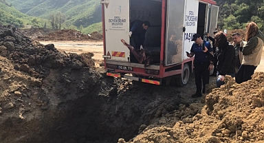 Ordu’da 2 ton kaçak ve sahte mühürlü et imha edildi