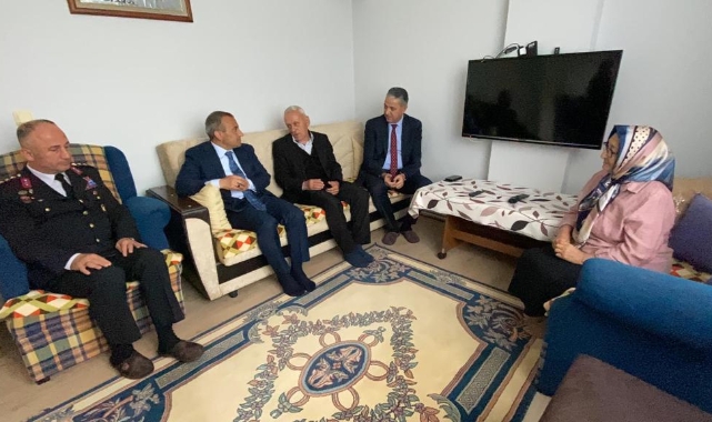 Vali Sonel, Arefe Gününde de Şehit Ailelerini ve Gazileri Yalnız Bırakmadı