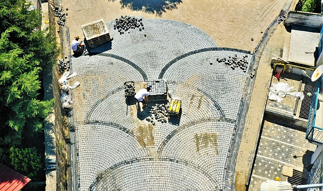 Altınordu'da tarihi sokaklara modern ve estetik dokunuş