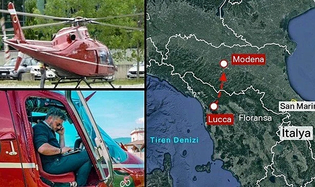 İtalya'da düşen helikopterdeki 7 kişiden biri Ordulu