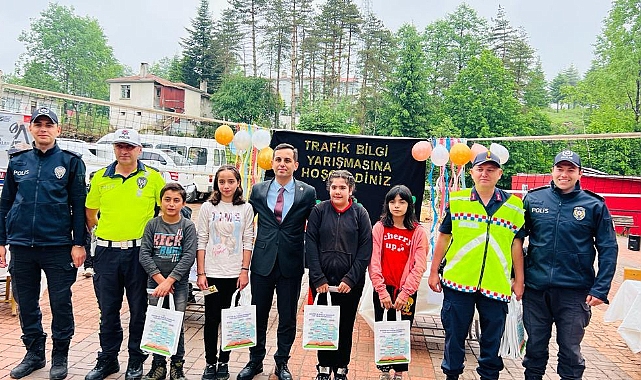 Kabadüz’de Trafik Bilgi Yarışması düzenlendi