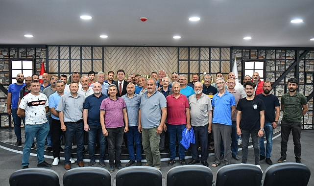 Mavi vatanın emekçileri Başkan Törenle biraraya geldi