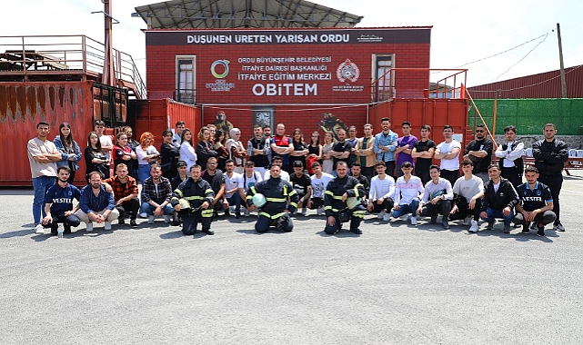 Sivil Savunma ve İftaiyecilik öğrencileri OBİTEM'den eğitim aldı