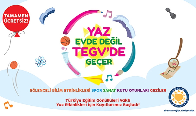 TEGV'de yaz etkinlikleri Ordu'da başlıyor!