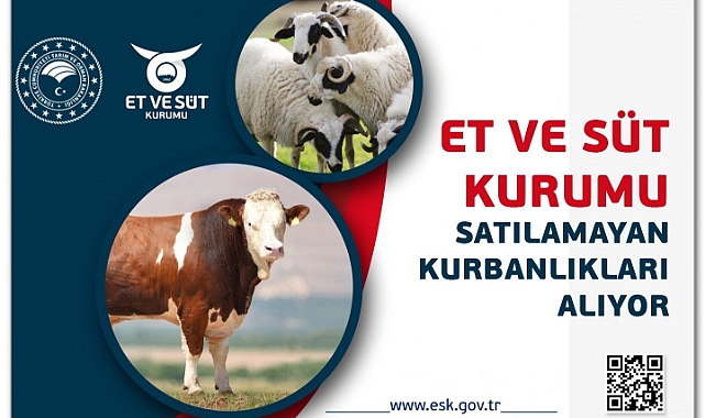 Et Ve Süt Kurumu elde kalan kurbanlıkları satın alacak.