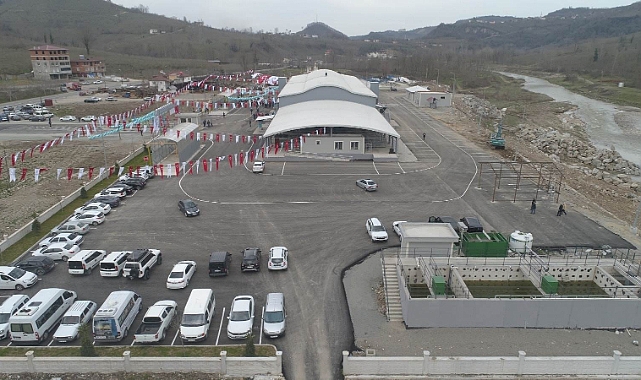 Fatsa'da kurulan Karadeniz’in en büyük mezbahası kurban bayramına hazır
