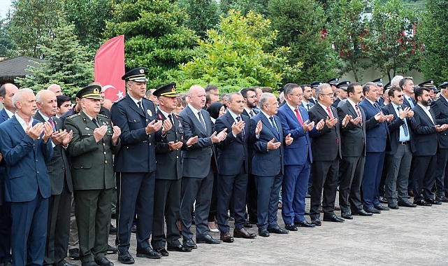 Ordu'da 15 Temmuz etkinlikleri gerçekleştirildi