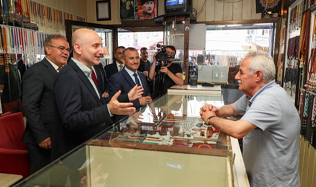 Ulaştırma ve Altyapı Bakanı Adil Karaismailoğlu Ordu'da incelemelerde bulundu