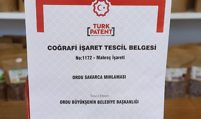 Ordu'nun "Sakarca Mıhlaması" tescillendi