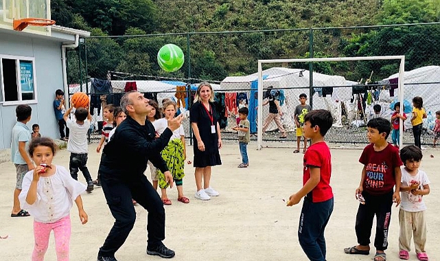 Vali Baba Mevsimlik Tarım İşçilerinin misafiri oldu