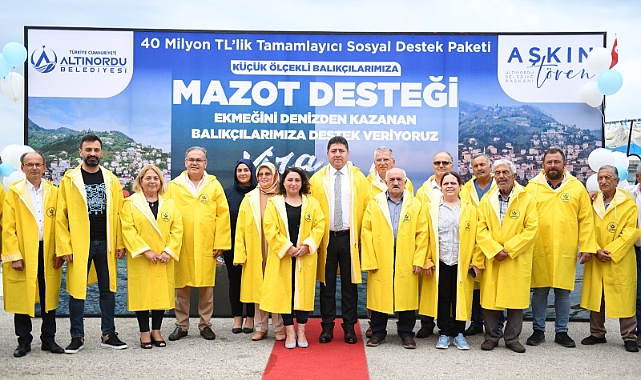 Başkan Tören'den Balıkçılara 5 Bin Litre mazot desteği