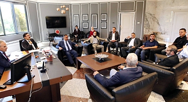 GAÜN Rektörü Özaydın’a Libya’dan önemli ziyaret