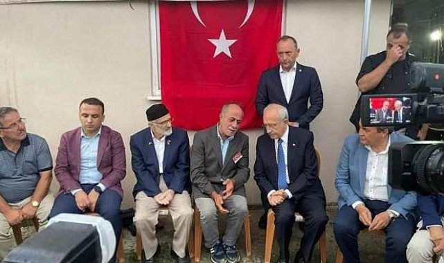 Giresun'a gelen Kılıçdaroğlu Ordu'da şehit ailesini ziyaret etti