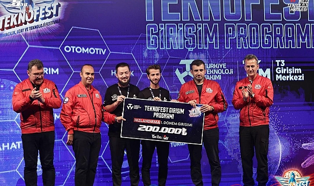 TEKNOFEST'te öğrencilere 200 bin tl’lik destek