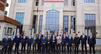 Kabadüz Kaymakamları ağırladı