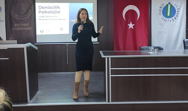 ODÜ'de Bir Denizcinin Psikolojik İhtiyaç Bavulu anlatıldı
