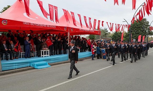 Ordu'da Cumhuriyetimizin 99. yıl dönümü coşkuyla kutlandı
