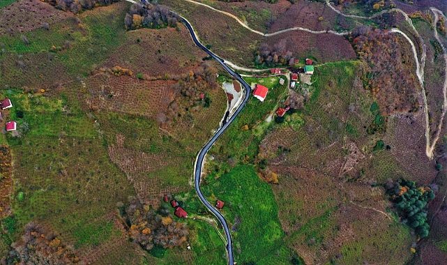 Altınordu'nun köy yolları asfalt oluyor