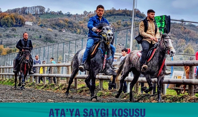 Atlar Ünye’de, ATA’ya saygı için koşacak