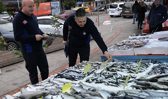 Balık tezgâhlarında denetimler devam ediyor