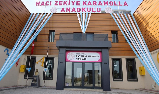 Fatsa'da Karamolla ailesi tarafından Anaokulunun açılışı yapıldı