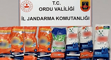 Ordu'da sahte temizlik malzemesi yakalandı