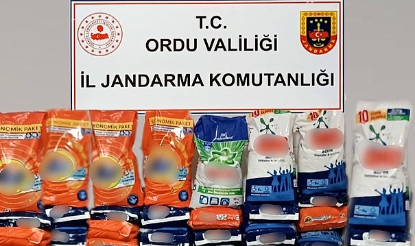 Ordu'da sahte temizlik malzemesi yakalandı
