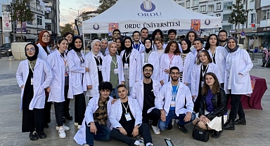 Ordu Tıp Öğrencileri Birliği'nden "Güle Güle Şekerim" farkındalık etnkinliği